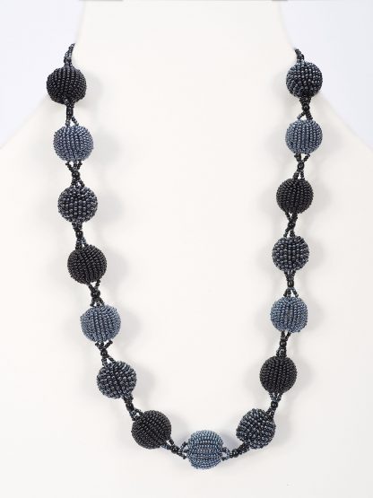 African Beaded Bobble Necklace