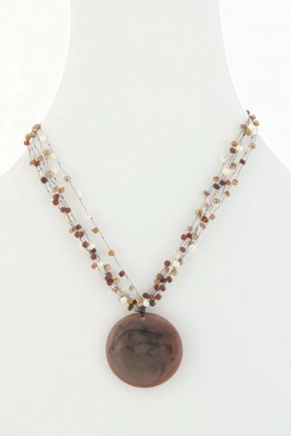 glass bead necklace