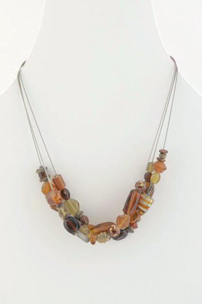 glass bead necklace