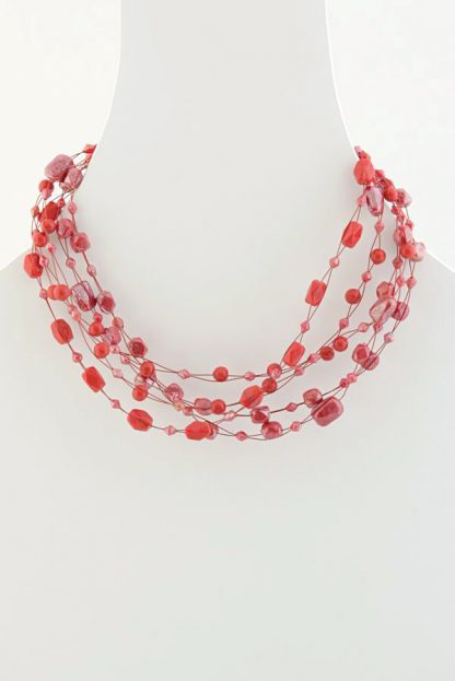 multi strand necklace