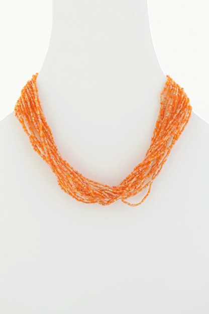 Glass Seed Bead Necklace (N-61)