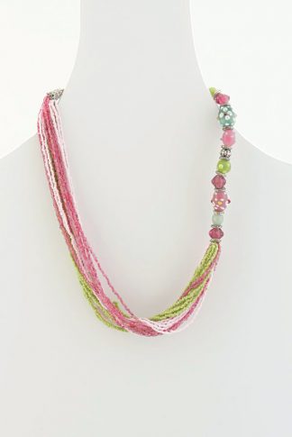 fanycy glass seed bead necklace