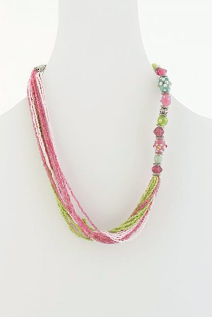fanycy glass seed bead necklace