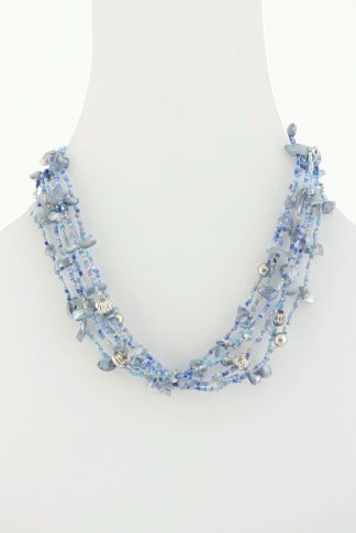 glass bead necklace