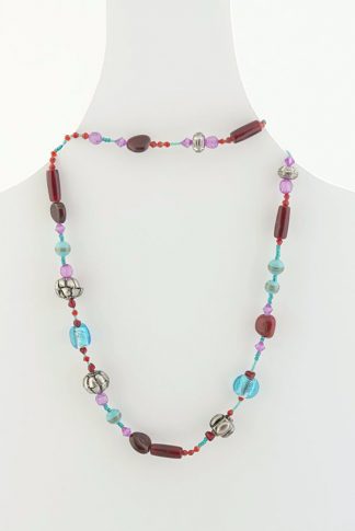 glass bead necklace