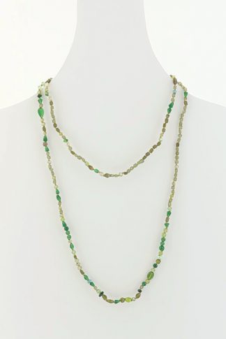 Single Strand Glass Bead Necklace
