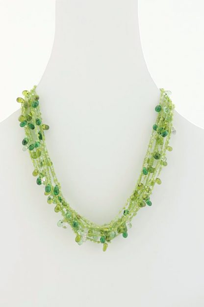 Teardrop Glass Bead Necklace