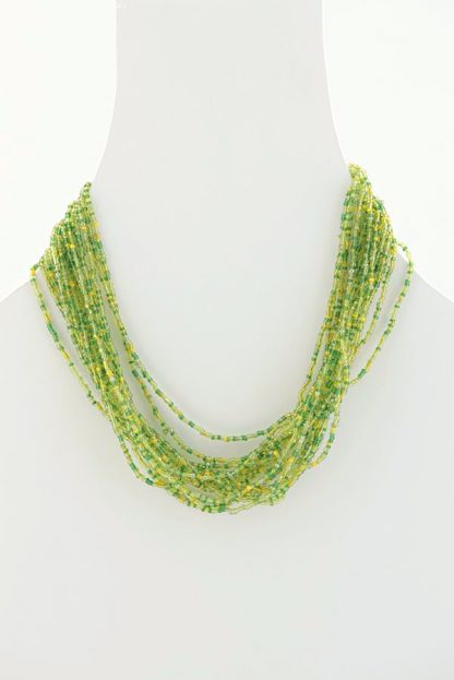 Green Beaded Necklace