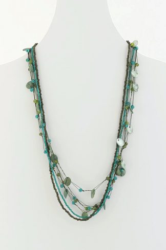 glass bead necklace