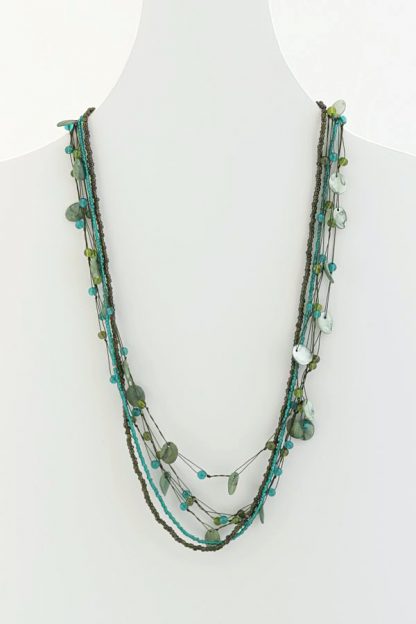 glass bead necklace