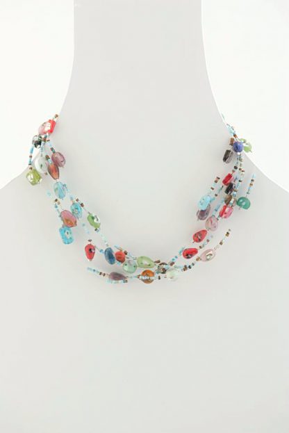 glass bead necklace