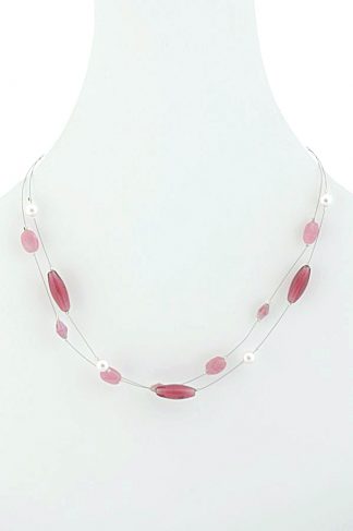 Faux Pearl Necklace (N-149)