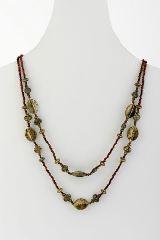 double strand necklace