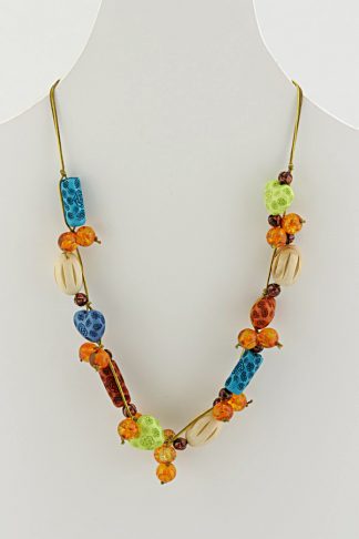 plastic bead necklace