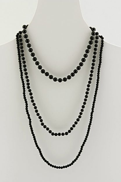 glass bead necklace n-365