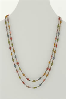 glass bead necklace