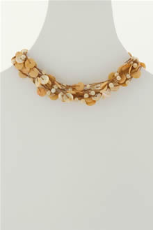 coin bead necklace
