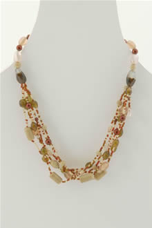 glass bead necklace