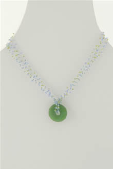 glass bead necklace