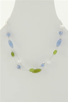 glass bead necklace