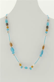 glass bead necklace