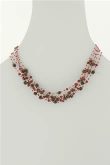 teardrop bead necklace