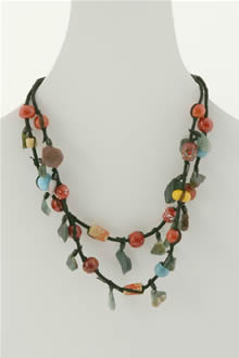 chunky bead necklace