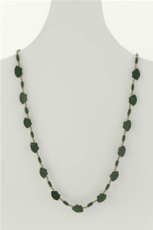 stone bead necklace