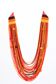 Handmade beaded necklace