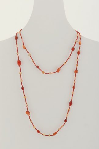 glass bead necklace