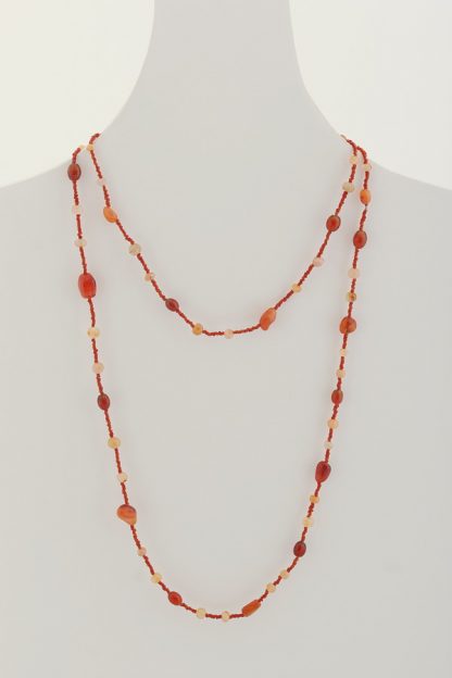 glass bead necklace