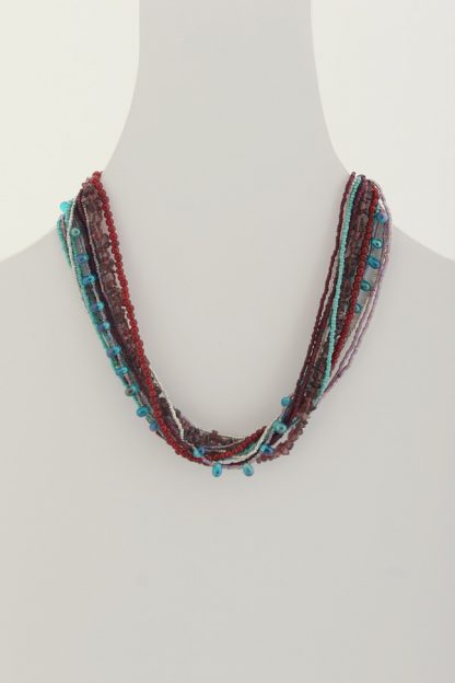 glass bead necklace