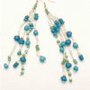 long beaded earrings e16