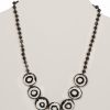 Jewellery Black and White Necklace DNK-126-The African Collection