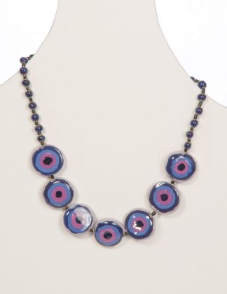 Jewelry Ceramic Necklace (Kazuri-dnk-89)